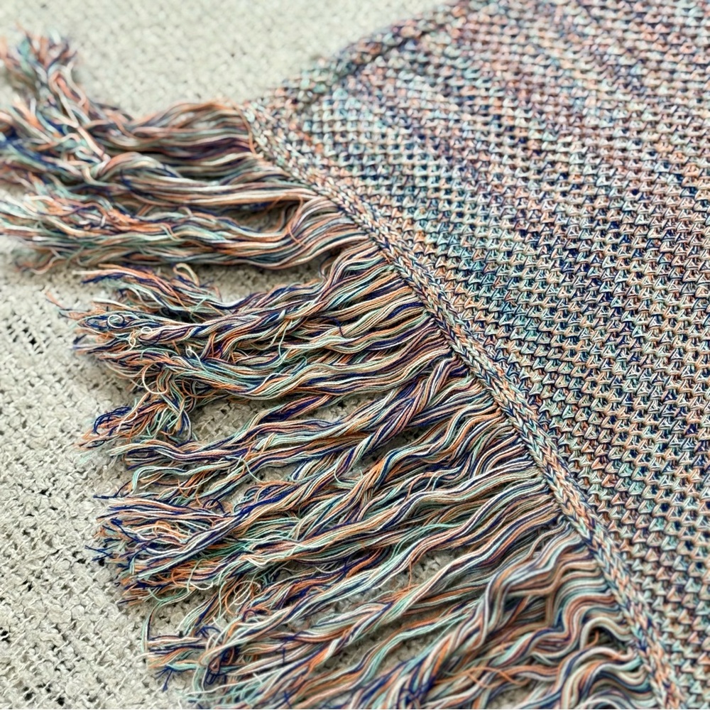 Multicolor Knit Fringe Dress Size S by Future Collective & Alani Noelle - Picture 5 of 12